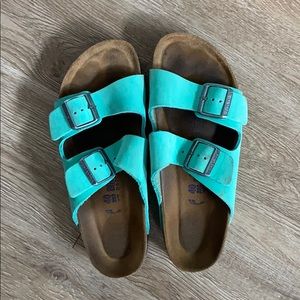 Birkenstock blue/teal color size 40